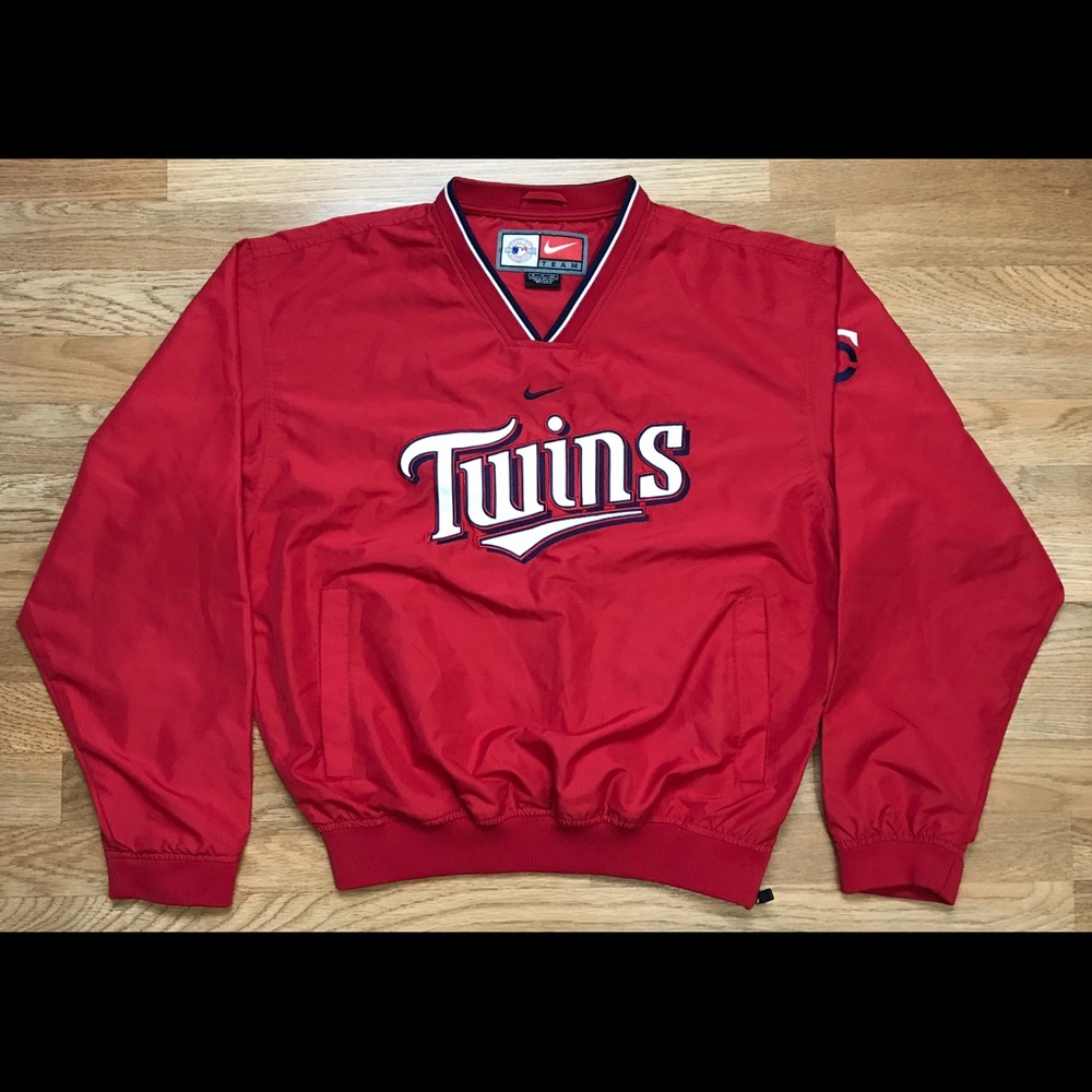 VTG MLB Nike Minnesota Twins Windbreaker Mens Sz S - Picture 1 of 8